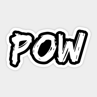 Pow Snowsports T-Shirt and Apparel Powder Day Skiing Snowboarding Sticker